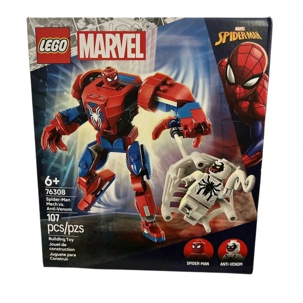 LEGO Super Heroes: Spider-Man Mech Vs. Anti-Venom‎ (76308), New, Sealed